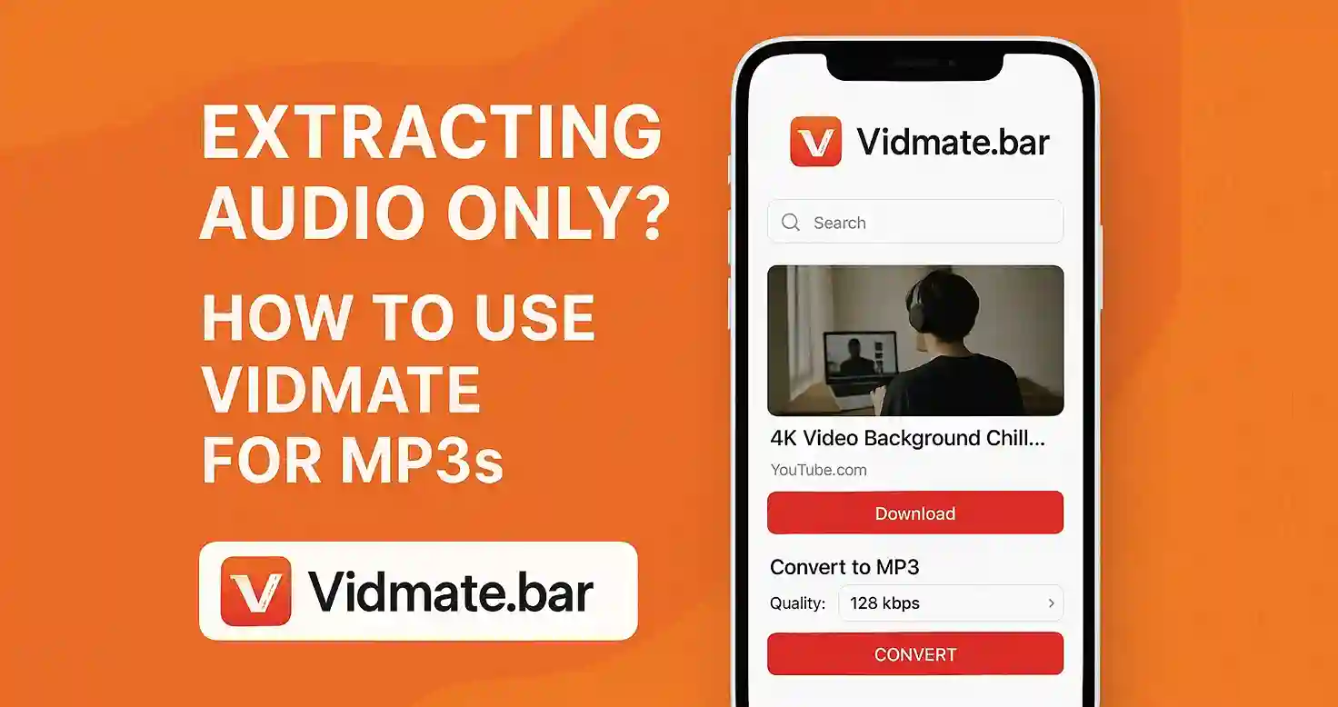 Extracting Audio Only? How to Use Vidmate for MP3s